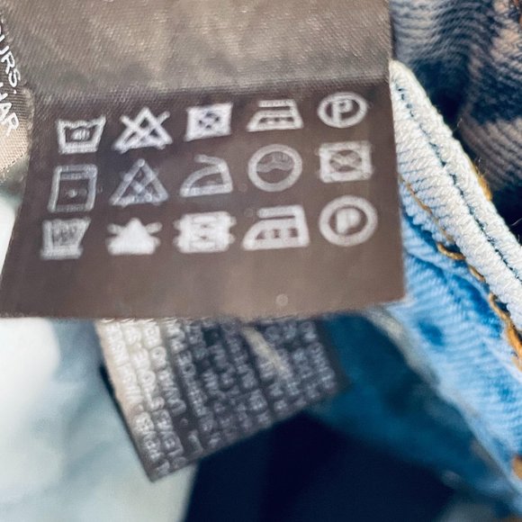 Zara Light Blue Denim Jean Mini Skirt Small - Picture 9 of 9